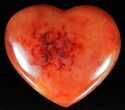 Colorful Carnelian Agate Heart #63072-1